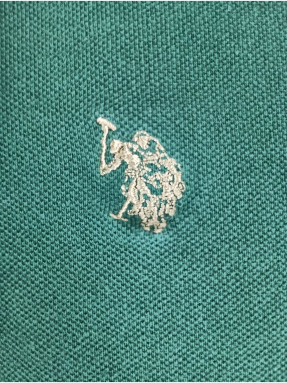 U.S. Polo Assn. Green Short Sleeve Shirt Men's Sz.L - Picture 2 of 7